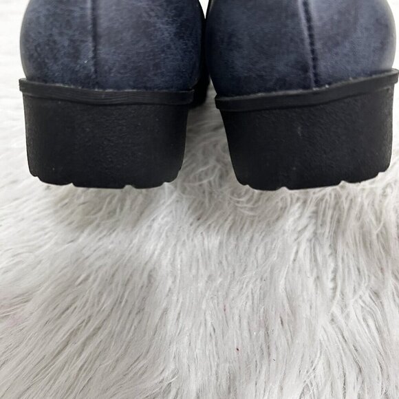 Jsport by Jambu 8 Jenna Weather Ready Blue Ankle BOOTS  Double Zip Memory Foam - Picture 9 of 10